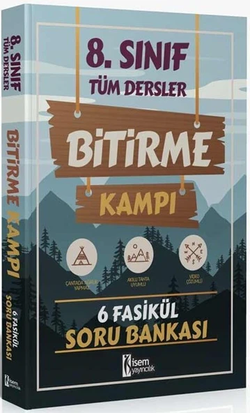 8. Sınıf Tüm Dersler Bitirme Kampı 6 Fasikül Soru Bankası İsem Yayınları ürün görseli 1