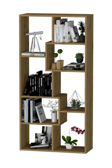 Zebra Dekoratif Kitaplık Çam - Resim 4