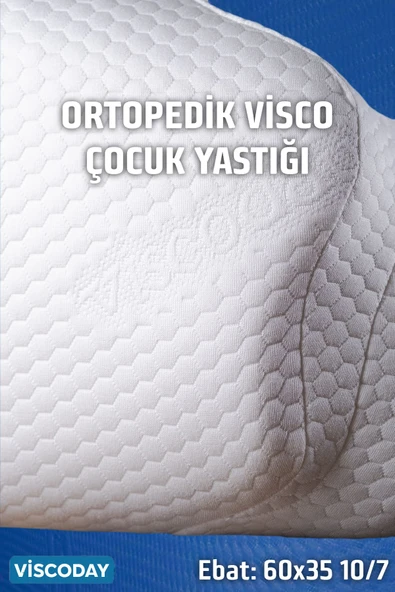 viscoday  Bulut Ortopedik Visco Bebek ve Çocuk Yastığı (59*35-11/8) ürün görseli 1