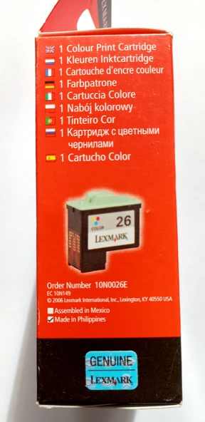 Lexmark 26 10N0026E Renkli Kartuş - Resim 4