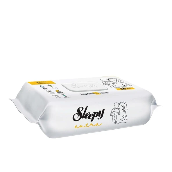 Sleepy Extra Islak Bebek Havlusu 90 Adet ürün görseli 1