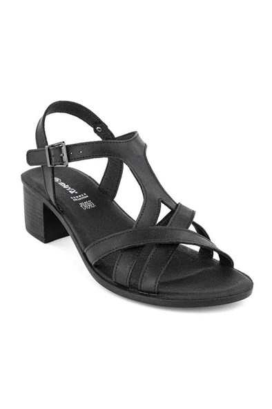 Muya Demy 32002-001 Anatomik Taban Kadın Sandalet Siyah 36-40 ürün görseli 1