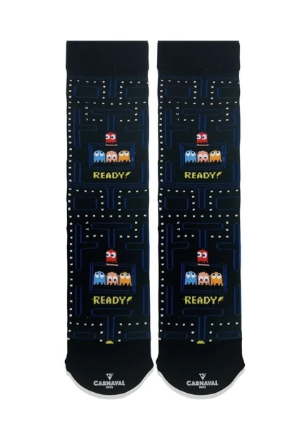 PACMAN TASARIM ÇORAP ürün görseli 1