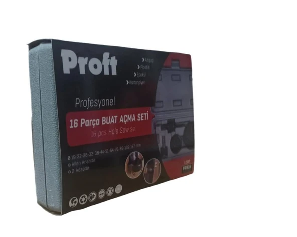 PROFT BUAT PANÇ SETİ 16LI ürün görseli 1