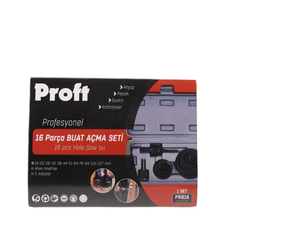PROFT BUAT PANÇ SETİ 16LI - Resim 2