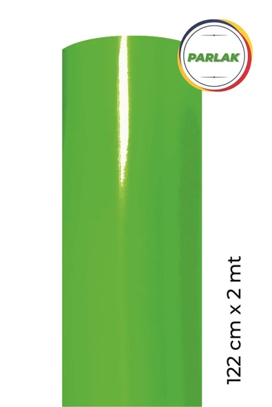 Ecce Parlak Yeşil Kendinden Yapışkanlı Kaplama Folyosu 122 Cm X 2 Mt ürün görseli 1