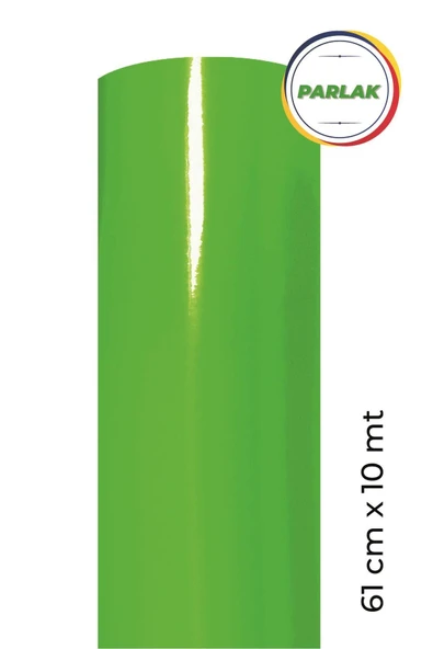 Ecce Parlak Yeşil Kendinden Yapışkanlı Kaplama Folyosu 61 Cm X 10 Mt ürün görseli 1