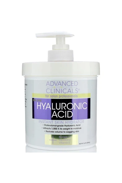 Advanced Clinicals Hyaluronic Acid Losyon 454gr ürün görseli 1
