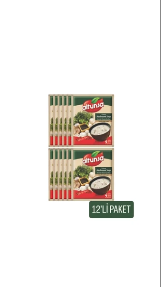 Altunsa Hazır Kremalı Mantar Çorbası 60 Gr 12 Lİ paket ürün görseli 1