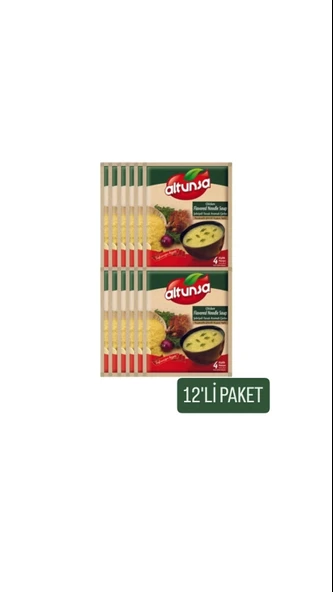 Altunsa Hazır Çorba Şehriyeli Tavuk 60 Gr 12 Lİ Paket ürün görseli 1