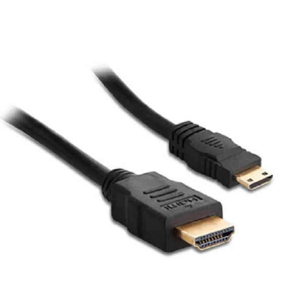 HDMI TO MİNİ HDMI ALTIN RENKLİ UÇLU 24K KABLO 1.5M ürün görseli 1
