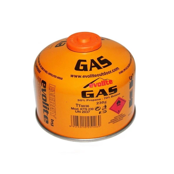 Evolite Butane Propane Vidalı Ocak Kartuşu 230Gr ürün görseli 1