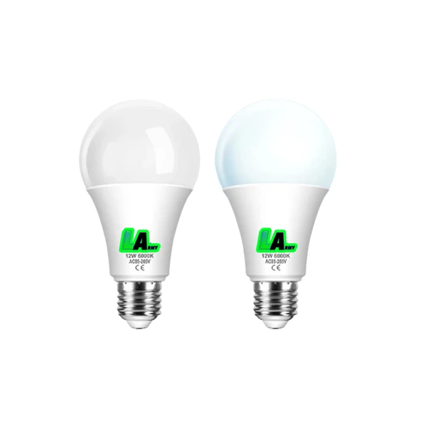 2 adet 9W LED Ampul A+ 6500k soğuk beyaz ışık lamba aydınlatma ASA-12082 enerji tasarruflu uzun ömürlü E27 ürün görseli 1