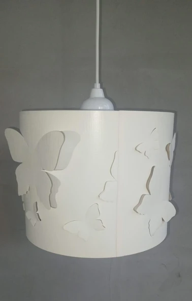 D-light Butterfly Tekli Avize Beyaz ürün görseli 1