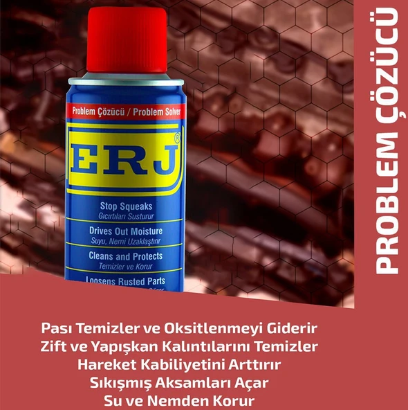 ERJ PAS SÖKÜCÜ ve YAĞLAYICI 400 ML X 12 ADET (KOLİSİNDE) ürün görseli 1