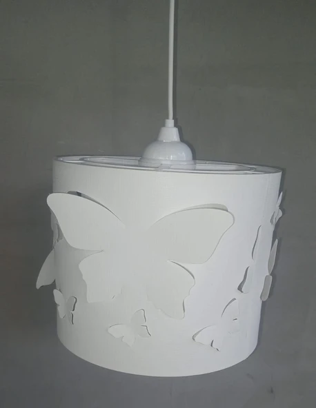 D-light Butterfly Tekli Avize Beyaz ürün görseli 1