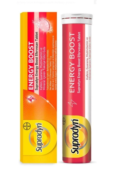 Supradyn Energy Boost Efervesan 15 Tablet ürün görseli 1