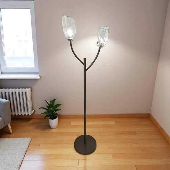 Miraga Antrasit Lambader - Resim 2