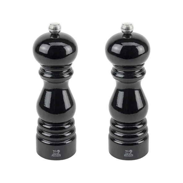 Peugeot Paris Ahşap Siyah Lake Karabiber Ve Tuz Değirmeni 22 Cm ürün görseli 1