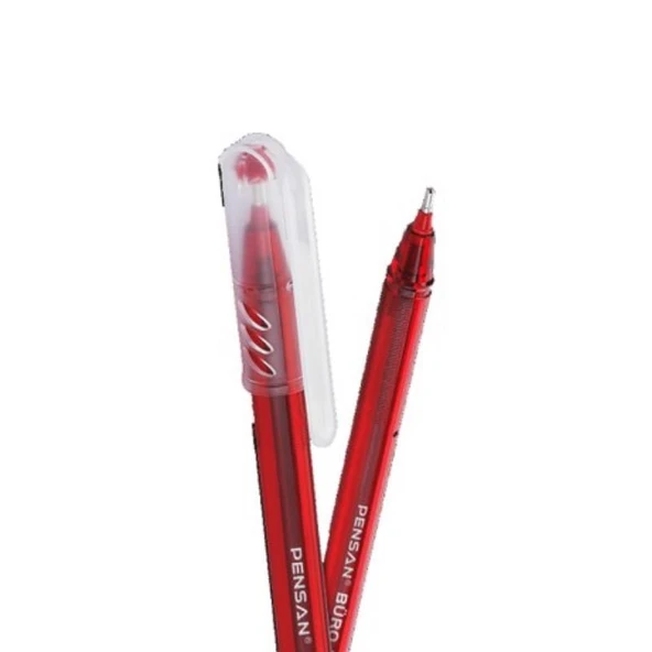 Pensan 2270 Büro Tükenmez Kalem 1.0 mm Kırmızı 50'li Paket ürün görseli 1