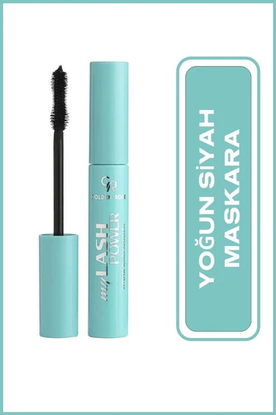 Golden Rose My Lash Power Intense Black Mascara - Yoğun Siyah Maskara ürün görseli 1