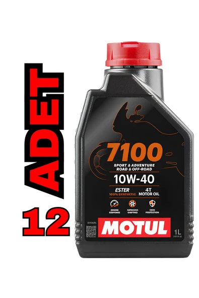 Motul 7100 4t 10w-40 1 Lt (12 ADET) ürün görseli 1