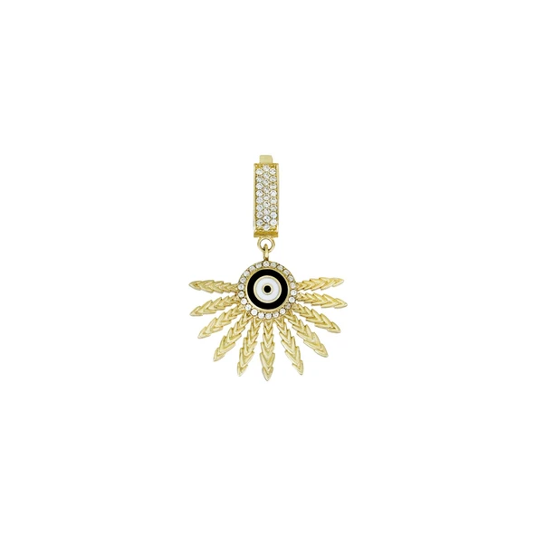 Altın Nazar Charm Kolye Ucu T074567 ürün görseli 1