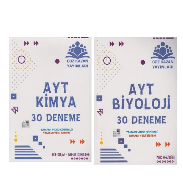 Çöz Kazan AYT Kimya ve Biyoloji Deneme Seti 2 Kitap ürün görseli 1