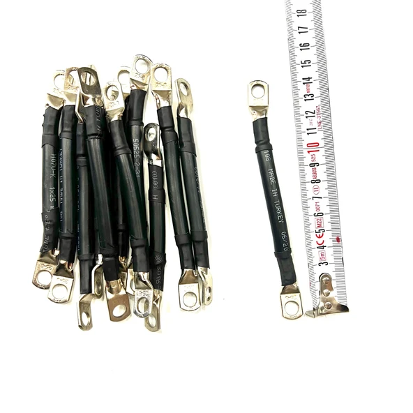 2 Adet 25 Mm2 Akü Seri Veya Paralel Bağlantı Kablosu 15 Cm Pabuç ürün görseli 1