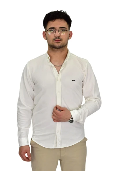 Erkek Likralı Spor Silim Fit Gömlek BGL-ST04332 ürün görseli 1