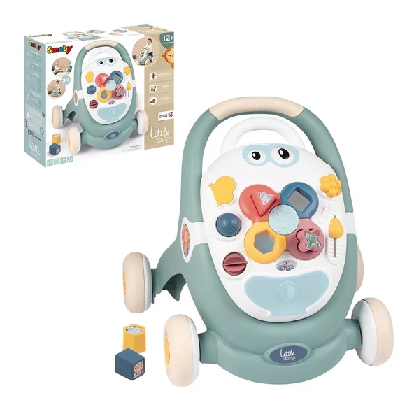 7600140304 Little Smoby Trotty 3ü1 arada Yürüteç +12 ay ürün görseli 1