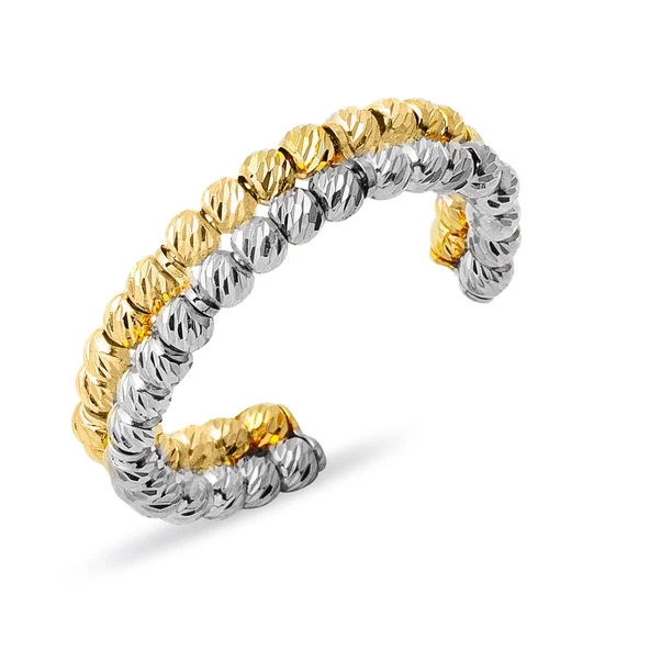 Harem Altın Ayarlanabilir İki Sıra Dorika Yüzük YZK455 ürün görseli 1