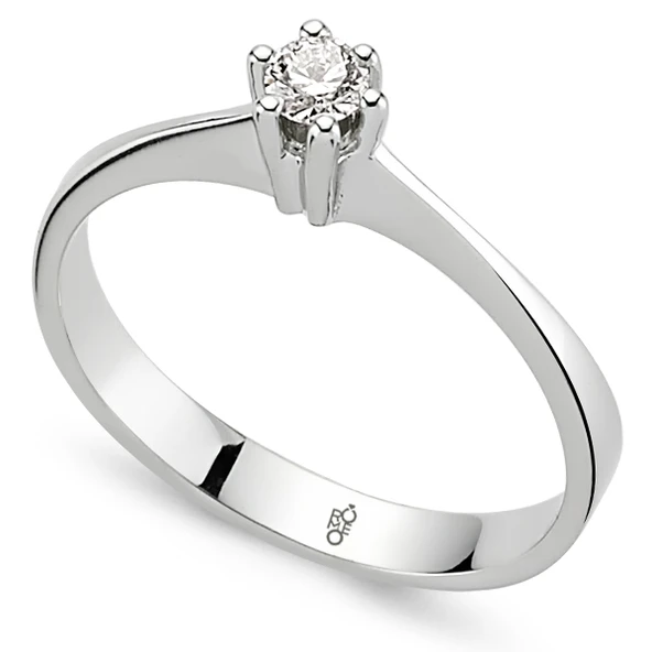 0.40 Ct Tektaş Pırlanta Yüzük RM0730 ürün görseli 1