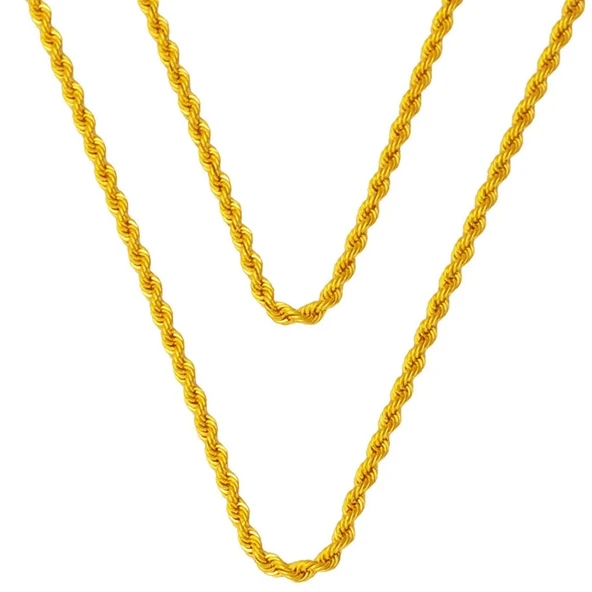 Harem Altın Burgu Halat 120 cm 14 Ayar Zincir Kolye ZKU206 ürün görseli 1