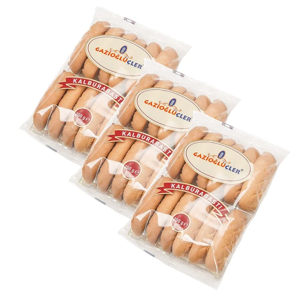 Gazioğlu Üçler Kalburabastı 250 gr x 3 Adet ürün görseli 1