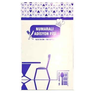 Gülpaş Adisyon Fişi Büyük 2/50 - 3 adet ürün görseli 1