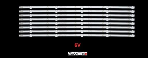 AWOX U5600STR, 55DS7700 K550WDC1 A2, K550WDC1 A1, AWOX U5600STR , PHILIPS 55PUF6022/T3 , BOTECH, TELEFOX 55TFH5510/4K/S LED BAR, 6V ürün görseli 1