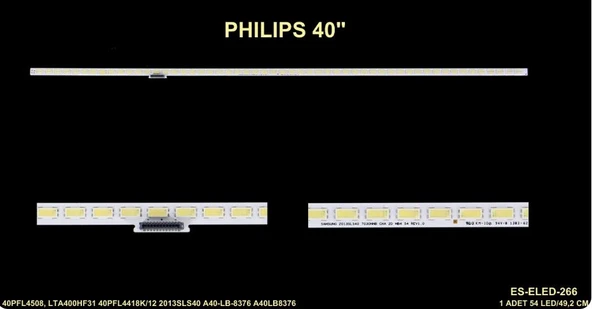 PHİLİPS 40LW8376, 40LEG6, 40LB8376, 40PFL4508, 40PFL4418K/12, LED BAR ürün görseli 1