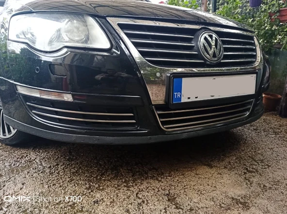 Passat B6 Ön Tampon Çıtası Krom 7 Parça 2005 - 2012 Paslanmaz Çelik Sissiz Araçlar İçin ürün görseli 1