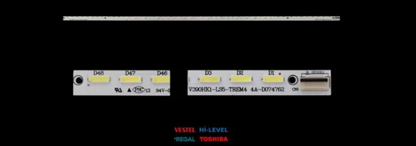 39PF5025, LE99F5240S, 39188F, LE40F4240S, 40PF5025, 40FX6240F, 40PF5025B, 39182, 39XT5000, LE39SAT182FHD, LE99F5241S, LE39SAT182 LED BAR ürün görseli 1