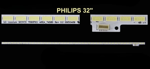 LG 32LS5600, Philips 32PFL4268T, Philips 32PFL3517H , Panasonic TX-LR32EM5A, TV LED BAR,  LG INNOTEK 32INCH 7030PKG 48EA_74580 REV0.2 , T320HVN01.0, 74.32T20.001-1-DS1 LED BAR ürün görseli 1
