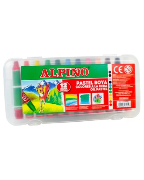 Alpino Pastel Boya 12li Plastik Kutulu DC040001 ürün görseli 1