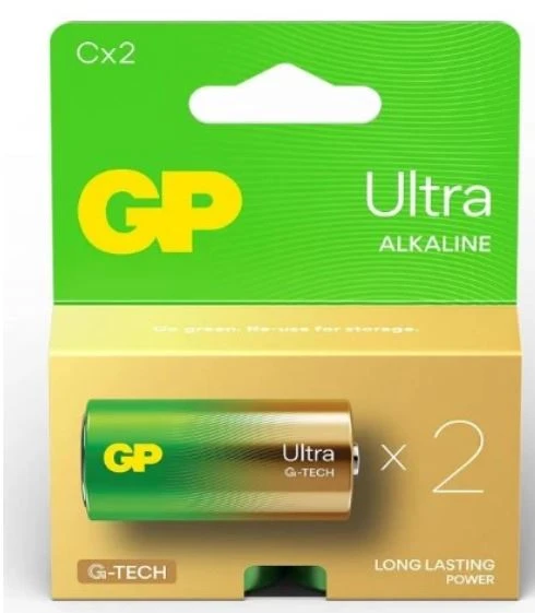 GP C Baby GP LR14 Ultra Alkalin 2'li C Orta Pil ürün görseli 1