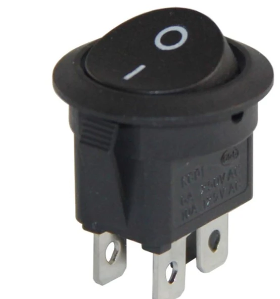 YUVARLAK IŞIKSIZ 4 PİNLİ ON-OFF ANAHTAR (IC-133-4) ürün görseli 1
