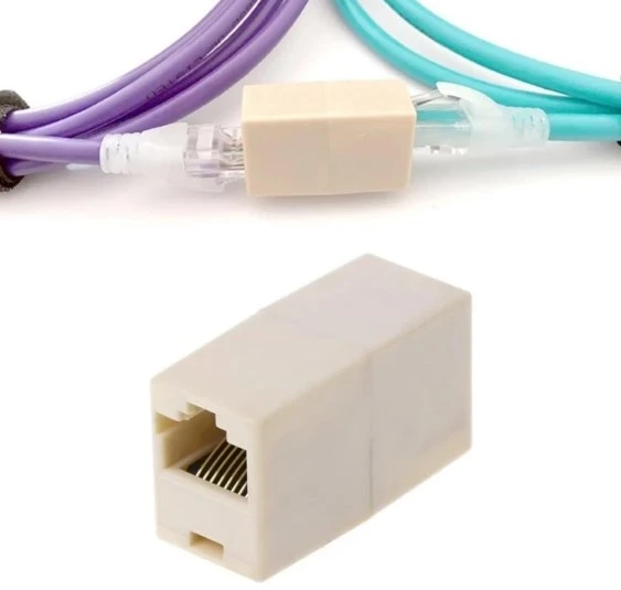 Cat5, Cat6, Rj45 İnternet Kablo Uzatma Aparatı 5  Adet ürün görseli 1