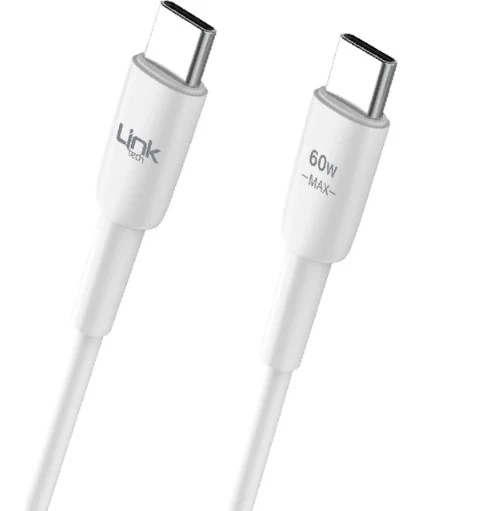 Linktech K604 Safe Fast 3a Usb/C Pd 1m 60w Telefon  Şarj Kablosu ürün görseli 1