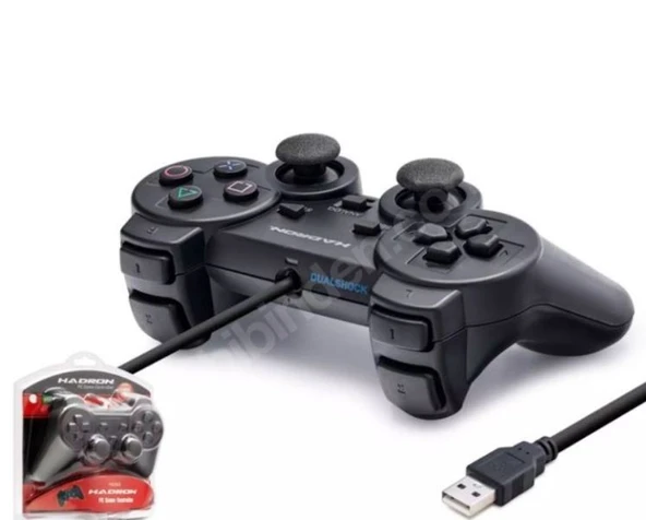 HADRON HD302 PC USB GAMEPAD 140CM, Bilgisayar Pc Usb Oyun Kolu Gamepad Analog Titreşim ürün görseli 1