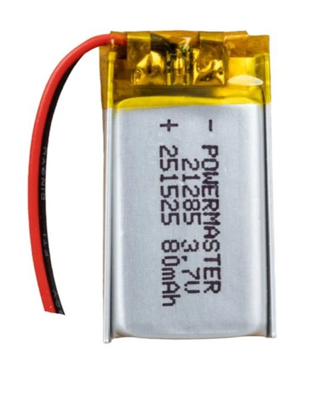 POWERMASTER 251525 3.7 VOLT 80 MAH LİTYUM POLİMER PİL ürün görseli 1