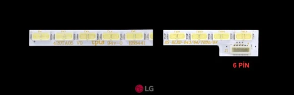 LG 42LS5600, T420HVN01.1, (74.42T23.001-2-DS1), LG Innotek 42Inch 7030PKG 64EA Rev0.2_78312_20111125, 6 pinli, TV LED BAR ürün görseli 1
