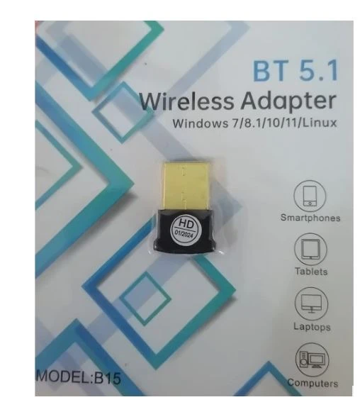 HADRON B15 BT 5.1 WİRELESS ADAPTER USB DONGLE ürün görseli 1